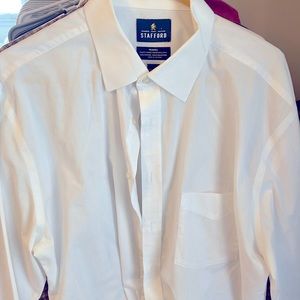White Stafford button down